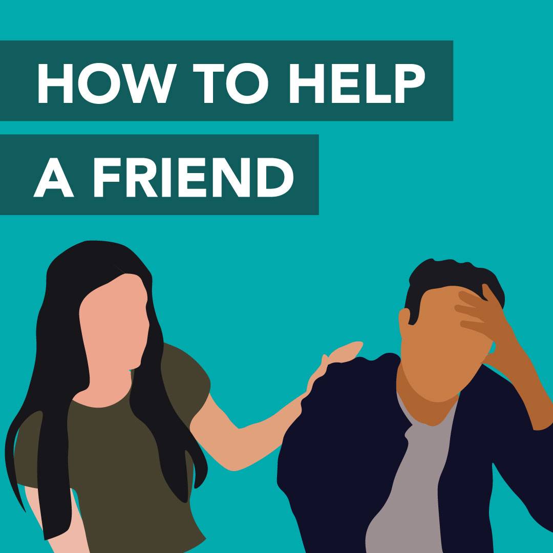 how to help a friend button